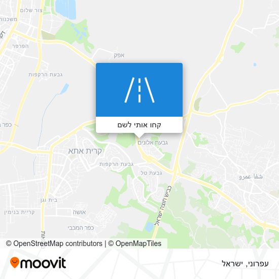 מפת עפרוני