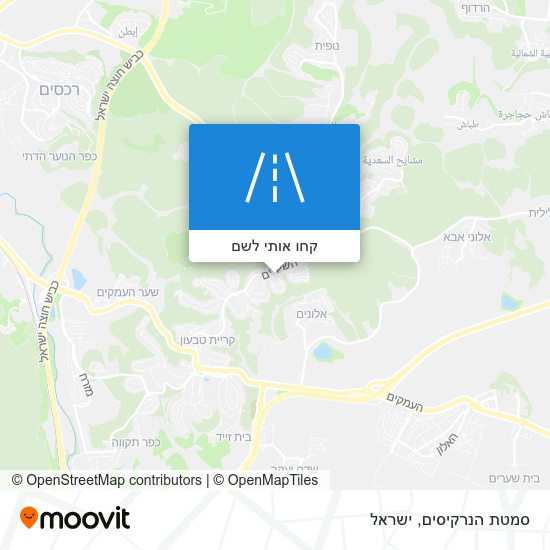 מפת סמטת הנרקיסים