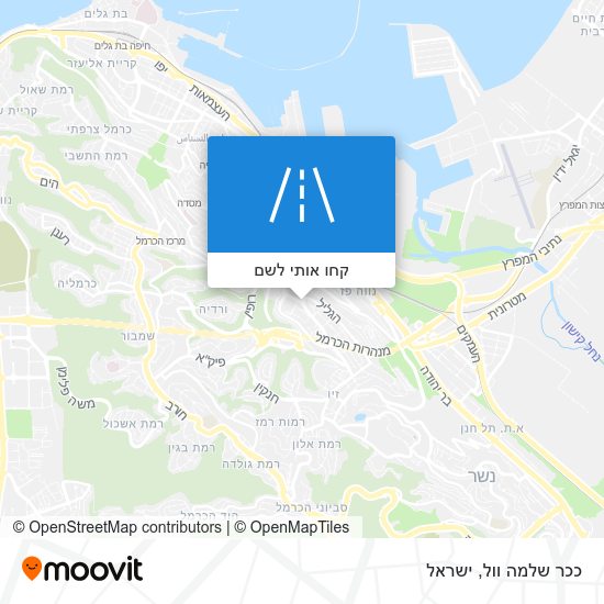 מפת ככר שלמה וול