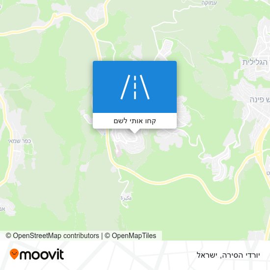 מפת יורדי הסירה