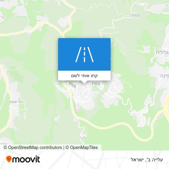 מפת עלייה ב'