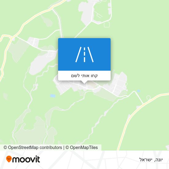 מפת יונה