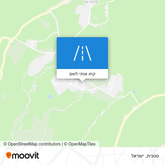 מפת סנונית