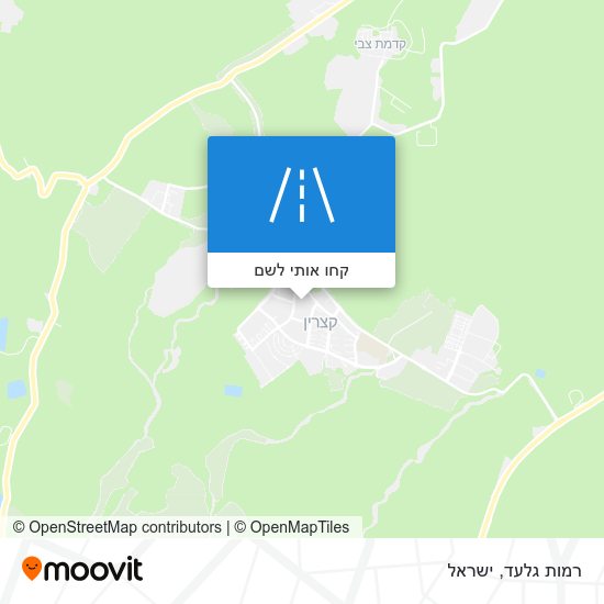 מפת רמות גלעד
