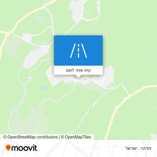 מפת תדהר