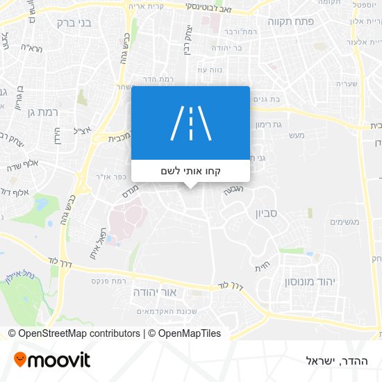 מפת ההדר