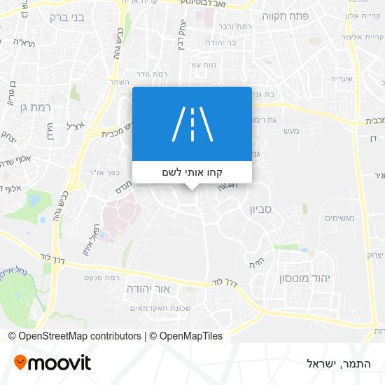 מפת התמר