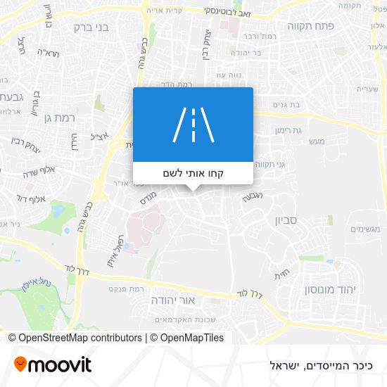מפת כיכר המייסדים