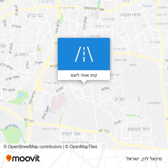 מפת מיכאל לוין
