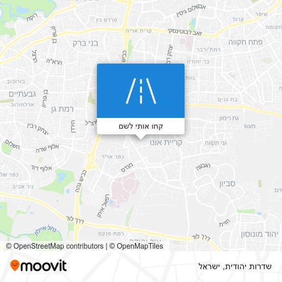מפת שדרות יהודית
