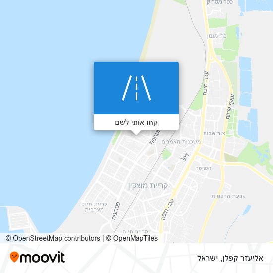 מפת אליעזר קפלן