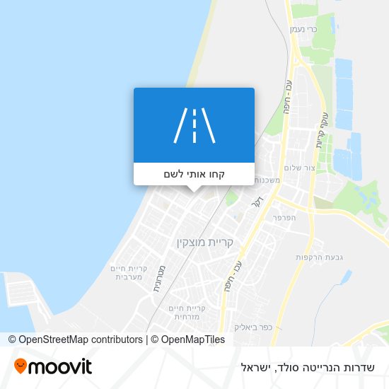 מפת שדרות הנרייטה סולד