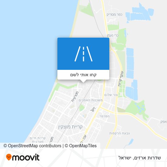 מפת שדרות ארזים