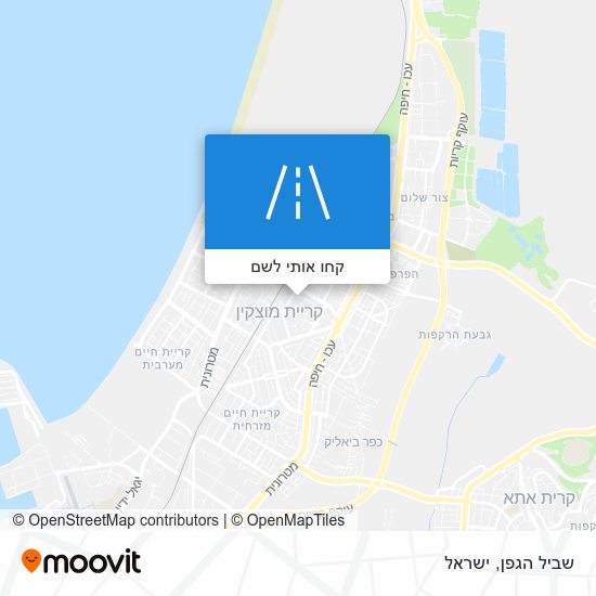 מפת שביל הגפן