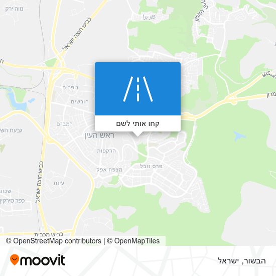 מפת הבשור