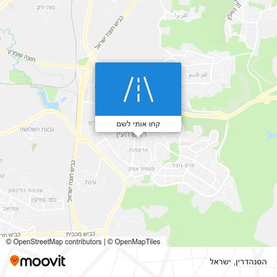 מפת הסנהדרין