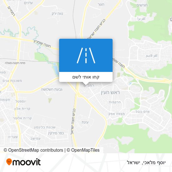 מפת יוסף מלאכי