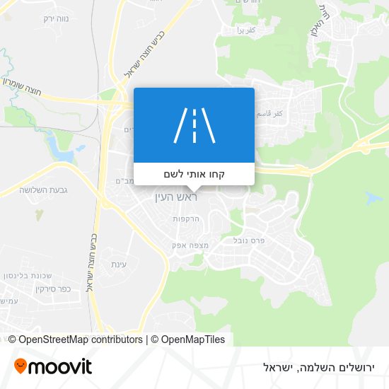 מפת ירושלים השלמה