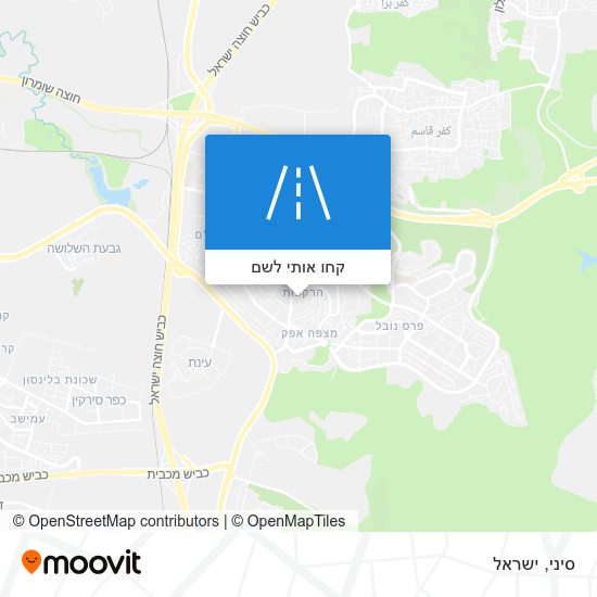 מפת סיני