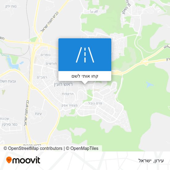 מפת עירון