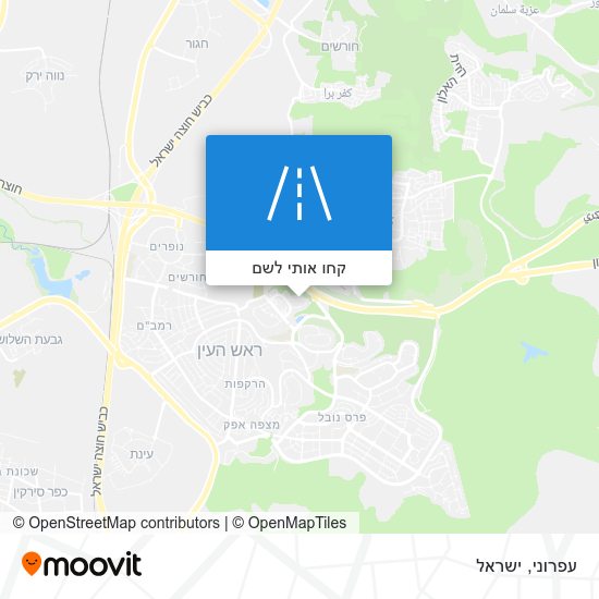 מפת עפרוני