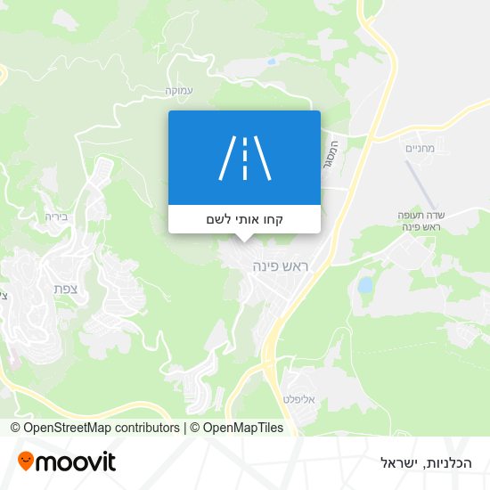 מפת הכלניות