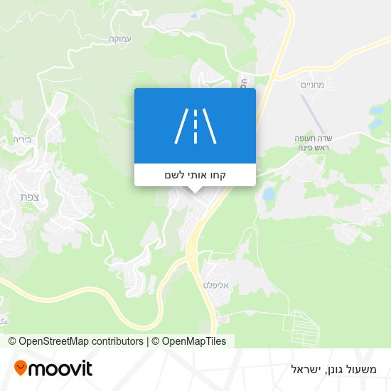 מפת משעול גונן
