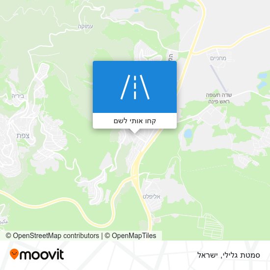 מפת סמטת גלילי