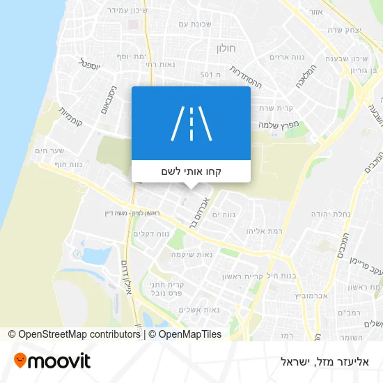 מפת אליעזר מזל