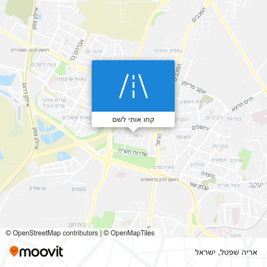 מפת אריה שפטל