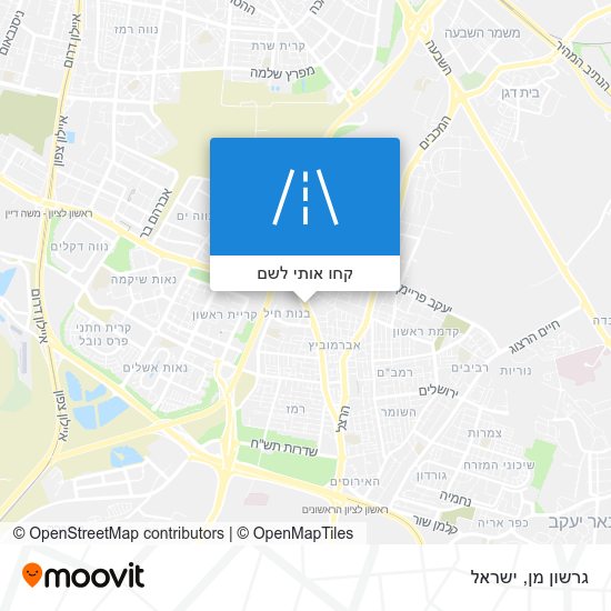 מפת גרשון מן