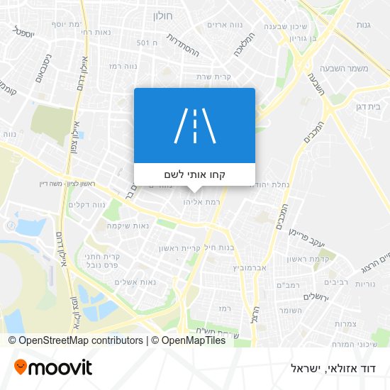 מפת דוד אזולאי