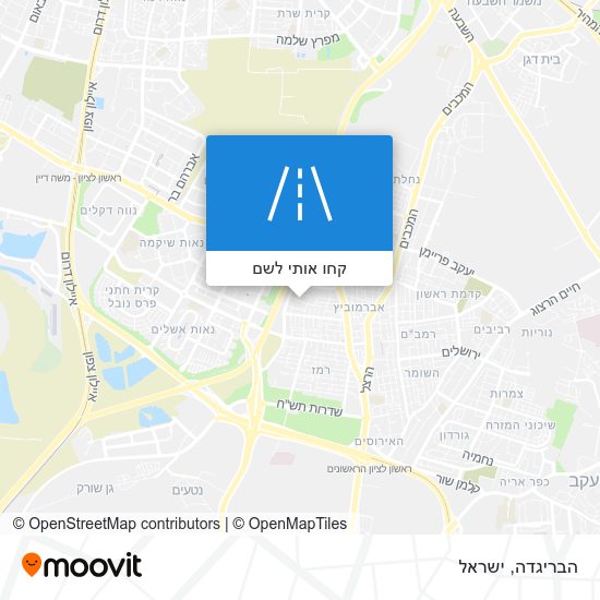 מפת הבריגדה