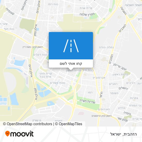 מפת הזהבית