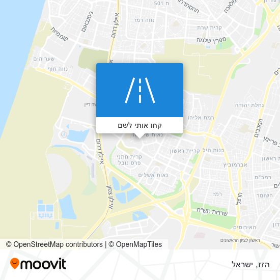 מפת הזז