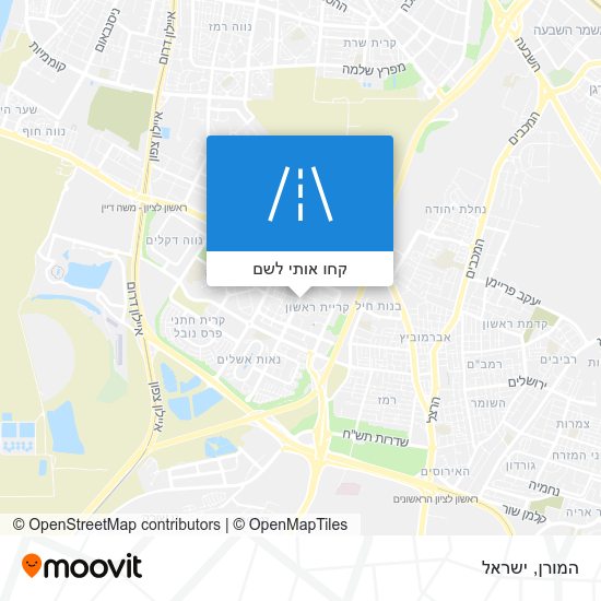 מפת המורן