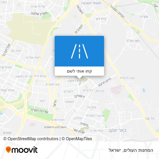 מפת המחנות העולים