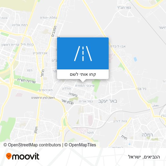 מפת הנביאים