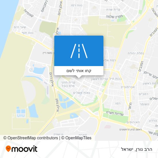 מפת הרב גורן