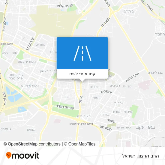 מפת הרב הרצוג