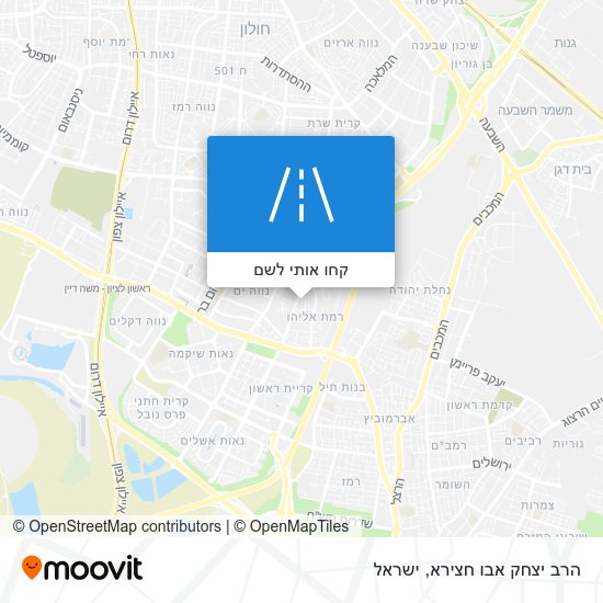 מפת הרב יצחק אבו חצירא