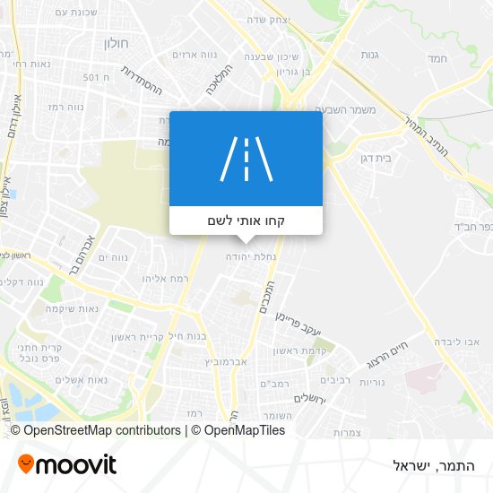 מפת התמר