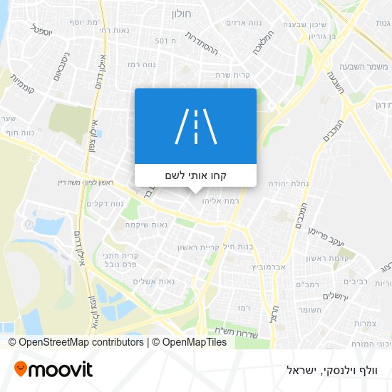 מפת וולף וילנסקי