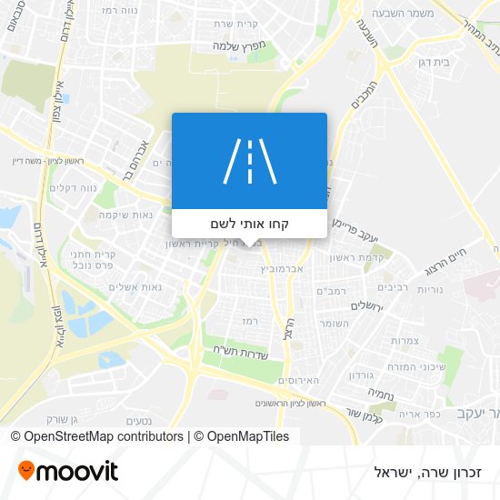מפת זכרון שרה