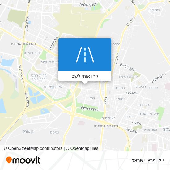 מפת י.ל. פרץ