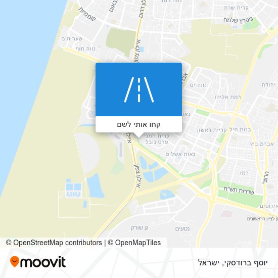 מפת יוסף ברודסקי