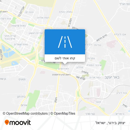 מפת יצחק בירגר