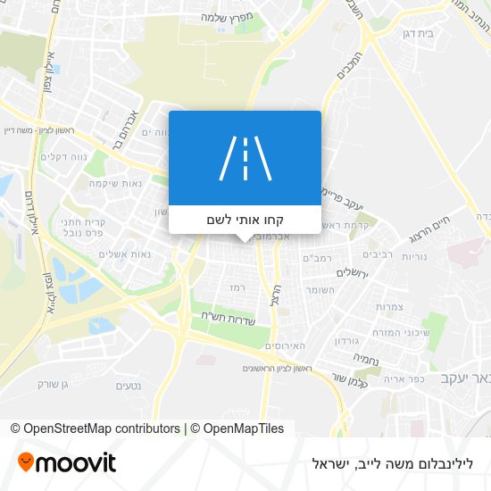 מפת לילינבלום משה לייב