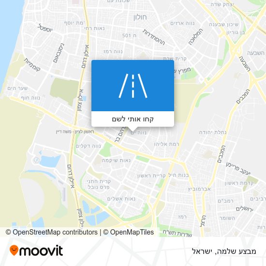 מפת מבצע שלמה