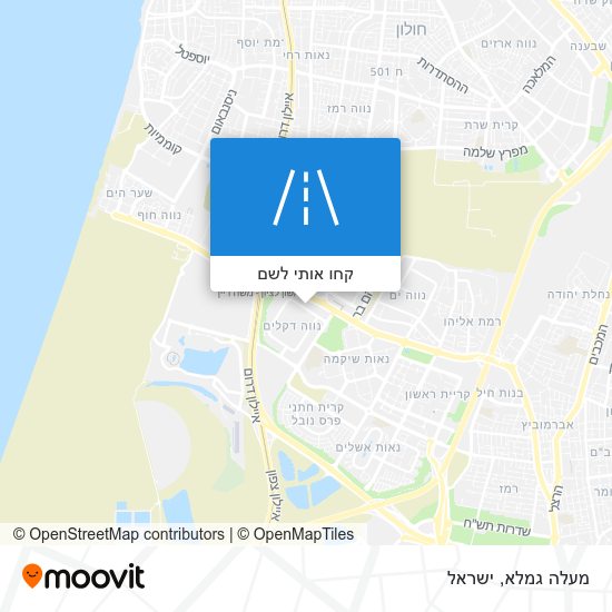 מפת מעלה גמלא